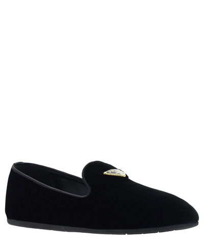 Shop Prada Loafers In Black