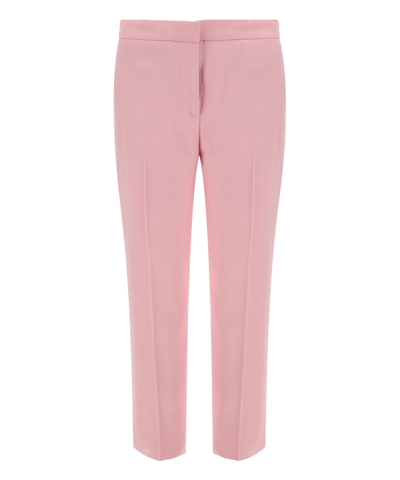 Shop Alexander Mcqueen Trousers In Pink