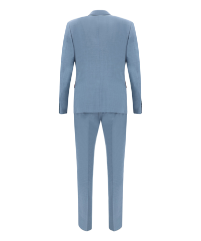 Shop Paul Smith Suit In Lightblue
