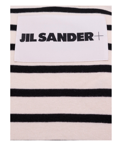 Shop Jil Sander Sweatshirt In Beige