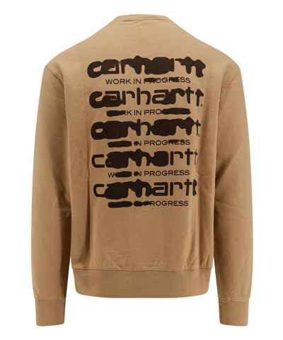 Shop Carhartt Sweatshirt In Beige