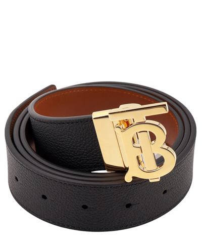 Shop Burberry Belt In Black