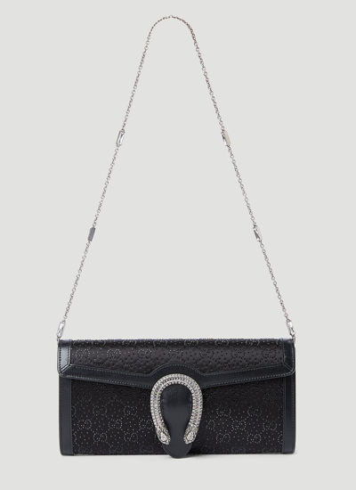 Shop Gucci Dionysus Small Shoulder Bag In Black