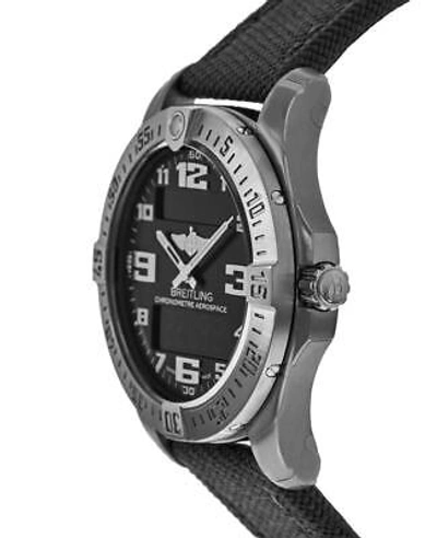 Pre-owned Breitling Aerospace Evo Gmt Analog Digital Men's Watch E7936310/bc27-109w