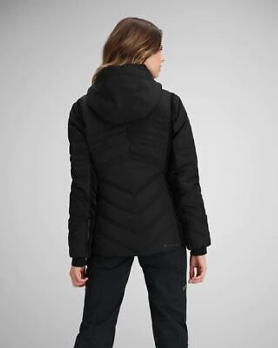 Pre-owned Obermeyer Devon Down Jacket Women's Winter Jacket, Black Diamond, W6