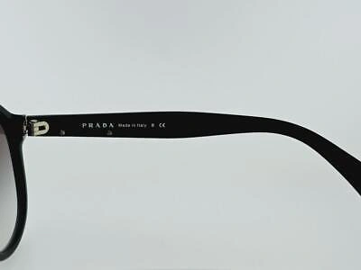 Pre-owned Prada Sunglasses Spr 09ps 1ab0a7 51mm Black Frame Gray Gradient Lenses