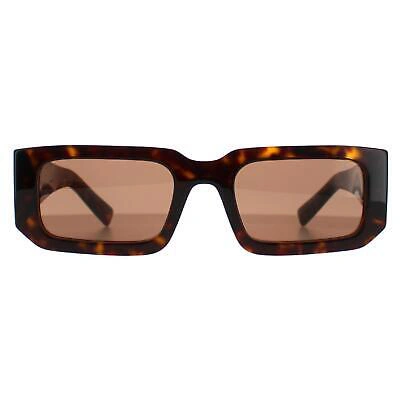 Pre-owned Prada Sunglasses Pr06ys 2au8c1 Dark Tortoise Dark Brown