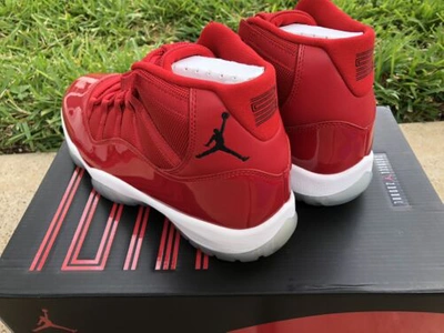 Pre-owned Jordan Nike Air  11 Xi Retro High Win Like '96 Us Men Sz 10 378037 623 Ds In Red