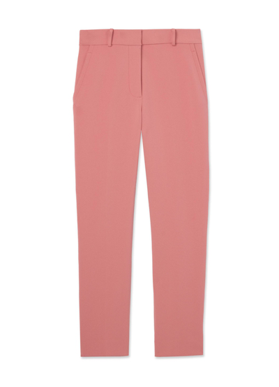 Shop St John Stretch Italian Knit Cady Pant In Rouge