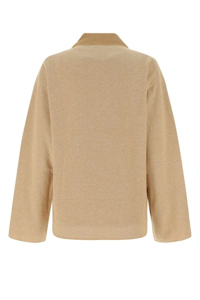 Shop The Row Woman Melange Beige Cashmere Blend Sweater In Brown