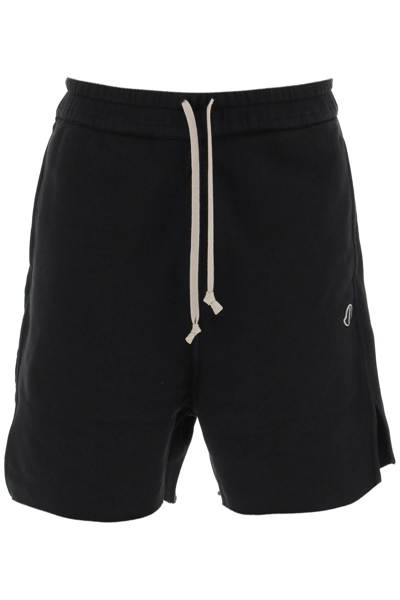 Shop Moncler Genius Cotton Fleece Long Boxers In Black (black)