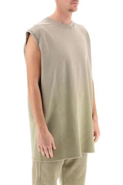 Shop Moncler Genius Tarp Sleeveless Fleece T-shirt In Acid Degrade (beige)