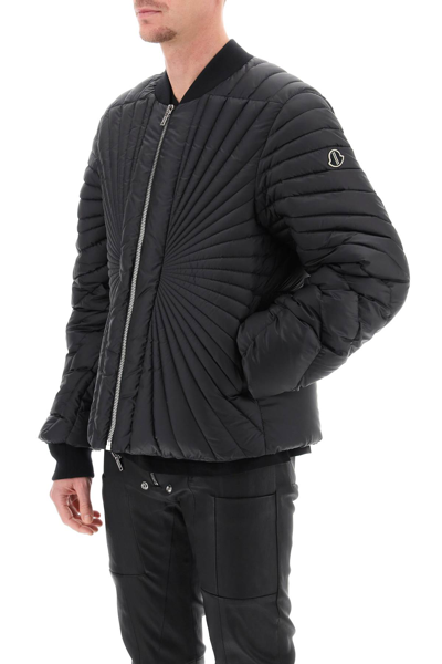 Shop Moncler Genius Radiance Flight Jacket In Black (black)