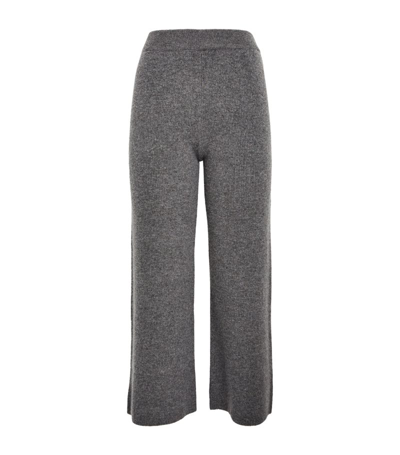 Shop Izaak Azanei Merino Wool-cashmere Trousers In Grey