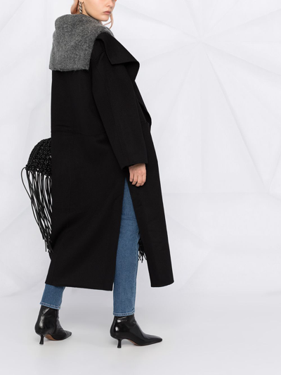 Shop Totême Signature Wool And Cashmere Coat In Black