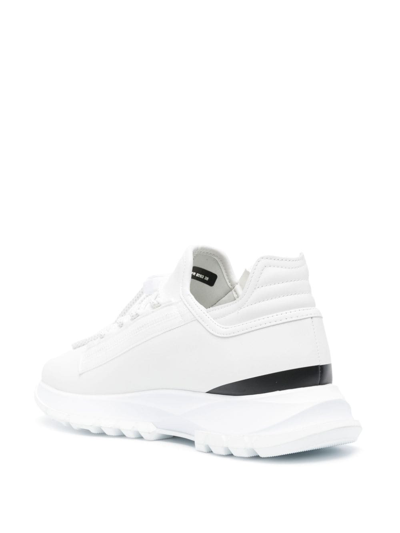Shop Givenchy Spectre Leather Sneakers In White