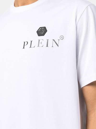 Shop Philipp Plein Logo T-shirt