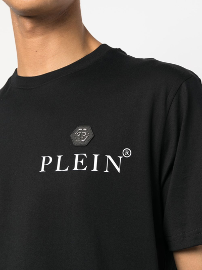 Shop Philipp Plein Logo T-shirt