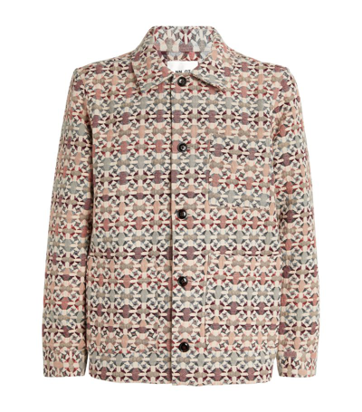 Shop Nn07 Abstract Jacquard Jacket In Multi