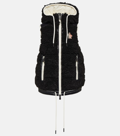 Shop Moncler Ski Vest In Black
