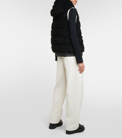 Shop Moncler Ski Vest In Black