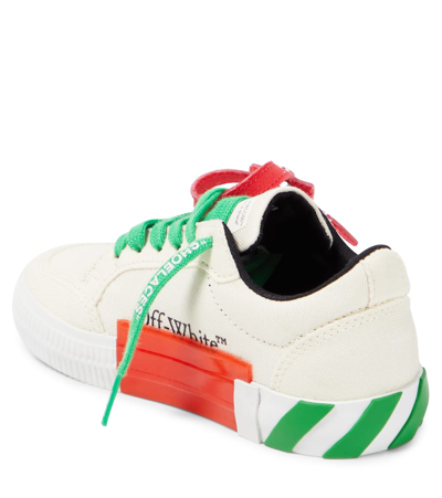 Off-white Vulcanized Lace Up In Green