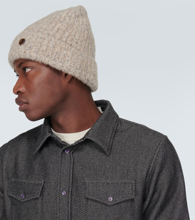 God's True Cashmere Ribbed-knit Cashmere Beanie In Multicoloured