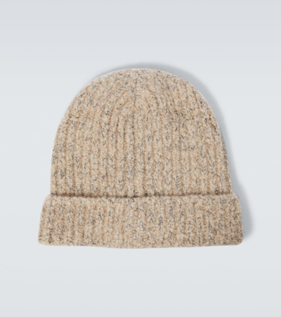 God's True Cashmere Ribbed-knit Cashmere Beanie In Multicoloured