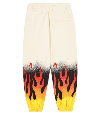 Molo Adan Printed Cotton Sweatpants In Multicoloured