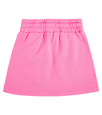 Shop Off-white Cotton Jersey Skirt In Pink