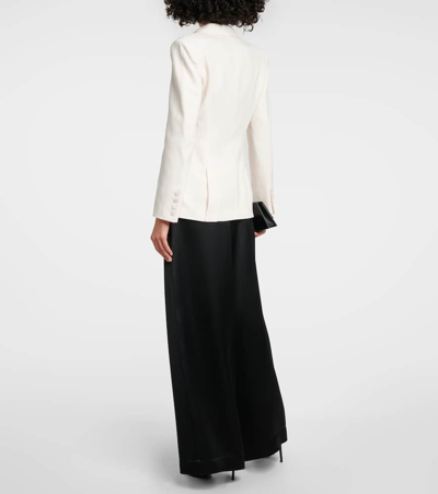 Roland Mouret Single-breasted Blazer In White