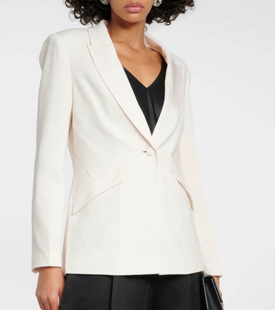 Roland Mouret Single-breasted Blazer In White