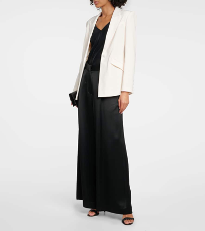 Roland Mouret Single-breasted Blazer In White