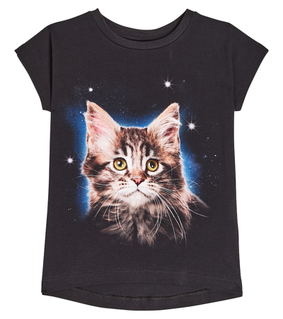 Molo Ragnhilde Cat-print T-shirt In Multicoloured