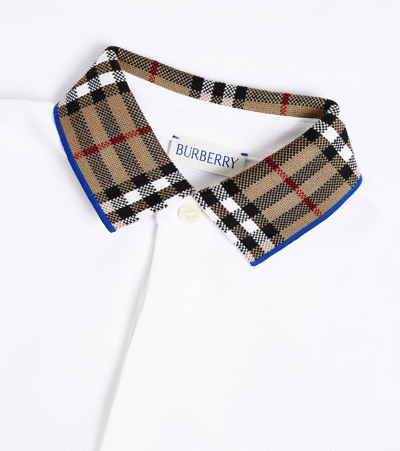 Burberry Polo  Kids Kinder Farbe Weiss In White
