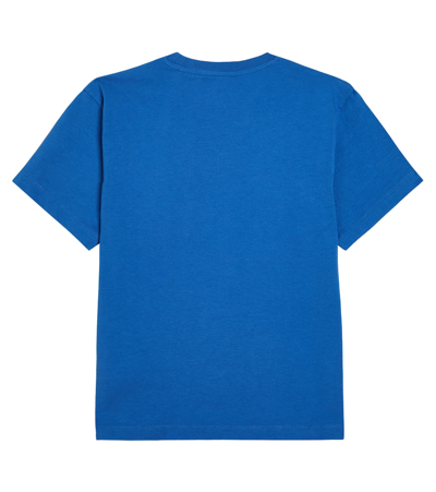 Shop Off-white Off Stamp Cotton Jersey T-shirt In Blue