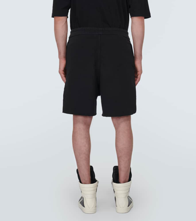 Shop Moncler Genius X Rick Owens Cotton-blend Shorts In Black
