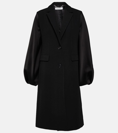 Shop Jw Anderson Oversized Single-breasted Coat In Black