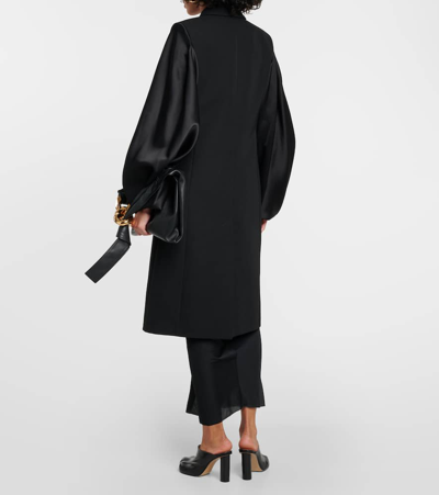 Shop Jw Anderson Oversized Single-breasted Coat In Black