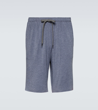 Shop Derek Rose Marlowe Shorts In Grey