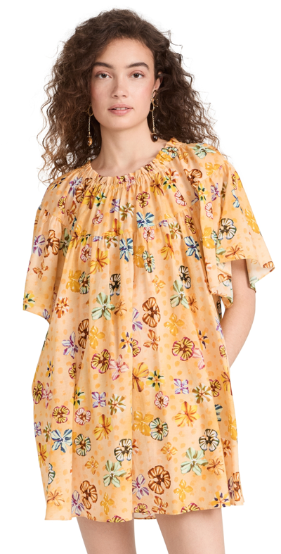 Ulla Johnson Gallia Coverup Dress Daffodil Xl In Daffodil