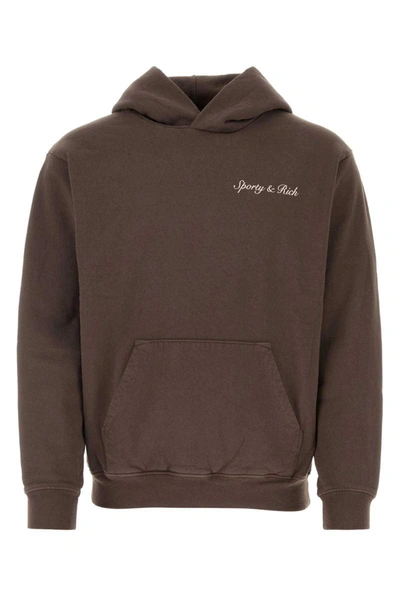 Shop Sporty And Rich Sporty & Rich Sweatshirts In Brown