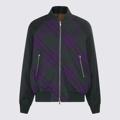Shop Burberry Jackets In Vine Ip Check