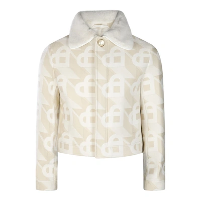 Shop Casablanca Coats In Off-white