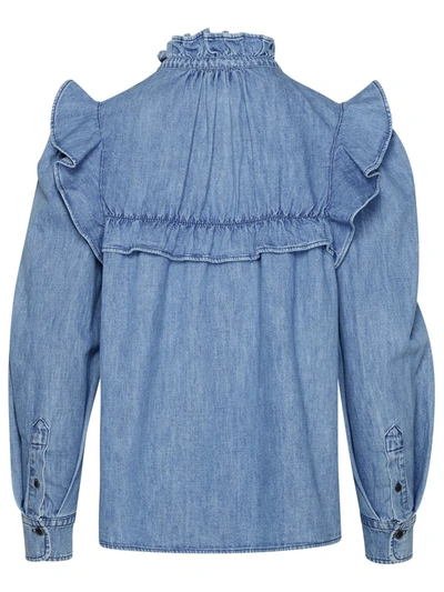 Shop Isabel Marant Étoile Idety Shirt In Blue