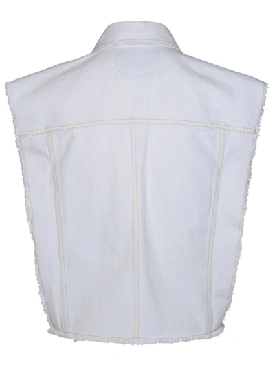 Shop Isabel Marant Étoile 'tyra' White Organic Cotton Vest