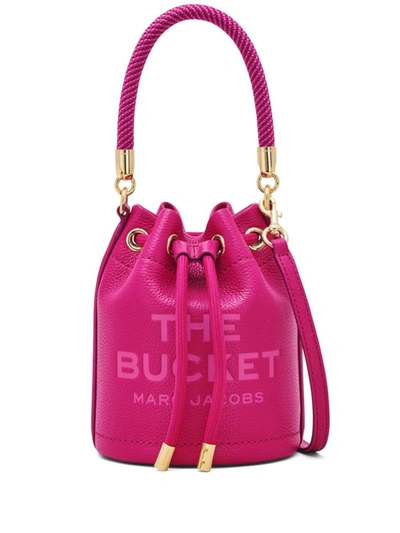Shop Marc Jacobs The Mini Bucket In Fuchsia