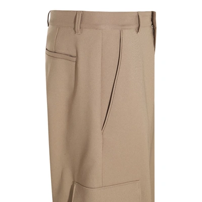 Shop Off-white Trousers Brown