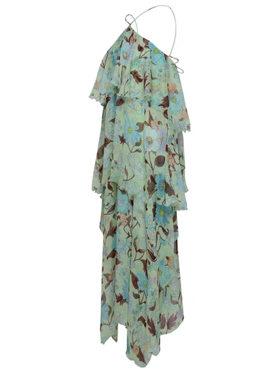 Shop Stella Mccartney Floral Dress In Multicolor