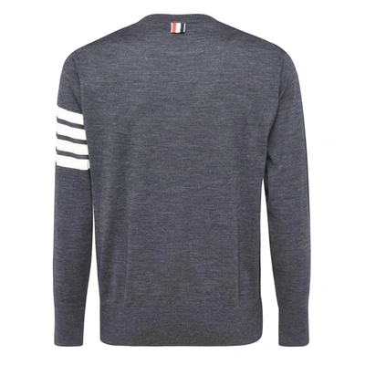 Shop Thom Browne Sweaters In Med Grey